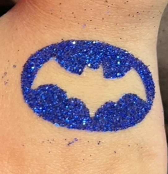 Glitter tattoos design